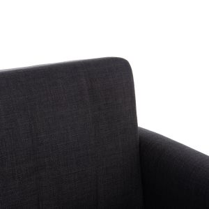 Двумесен разтегателен диван с място за съхранение Nikko Hm3293.01 сив плат 144x75x84всм.