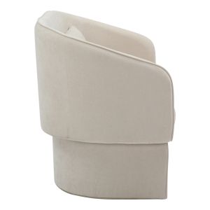 Two-seater sofa Playmob beige fabric 65x128x79cm
