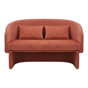 Two-seater sofa Playmob, tile-colored fabric 65x128x79cm
