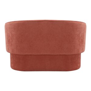Two-seater sofa Playmob, tile-colored fabric 65x128x79cm