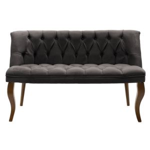 Two-seater sofa Loreta plush 123x65x73cm