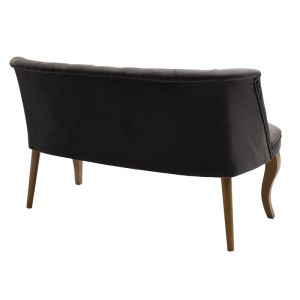 Two-seater sofa Loreta plush 123x65x73cm