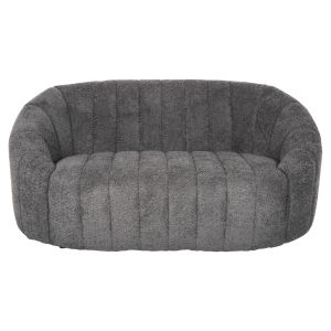 Two-seater sofa Moby Hm9595,01 gray boucle 148x83x66hcm