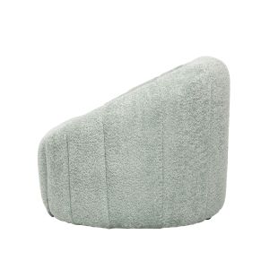 Two-seater sofa Moby Hm9595,05 boucle pistachio color 148x83x66hcm