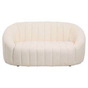 Two-seater sofa Moby Hm9595,06 boucle ecru color 148x83x66hcm