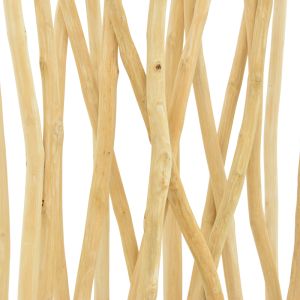 Decorative screen Jati teak in natural shade 60x20x190cm
