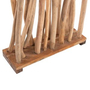 Decorative screen Naturally branches solid teak 60x25x 200h