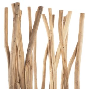 Декоративен параван Naturally клони масивно тиково дърво ημ9371 60x20x180h