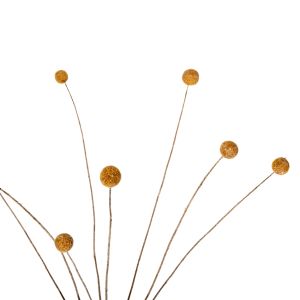 Декоративен сушен букет Craspedia Globosa жълт 63hcm Hm7956