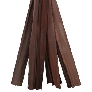 Декоративен сушен букет с листа на меч бял 10бр, кафяв 120hcm Hm7965