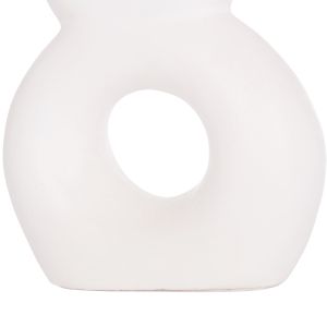 Декоративна ваза Fiorin Hm4666.02s теракота в бяло - 21x7.5x31hсм.