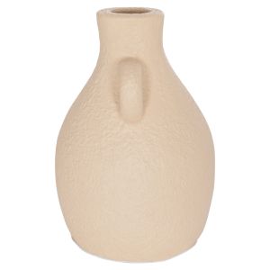 Decorative vase Hm4667.02l terracotta in creamy white - Φ14x21hcm.