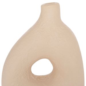 Decorative vase Hm4667.02m terracotta in creamy white - 17x6.5x20hcm.