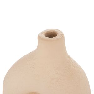Decorative vase Hm4667.02m terracotta in creamy white - 17x6.5x20hcm.