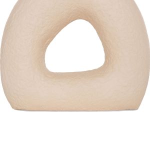 Decorative vase Hm4667.02s terracotta in creamy white - 17.5x6.5x17cm.