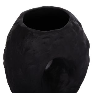 Декоративна ваза Namentis Hm4673.01s теракота в черен цвят -- 22x13x28в см.