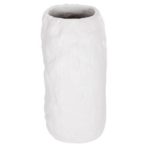 Декоративна ваза Namentis Hm4673.02s теракота в бял цвят - 22x13x28hсм.