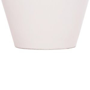 Декоративна ваза Nebula Santorini Hm4661.02 фибро цимент в бял -- тиково дърво Φ60x115 см.