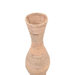 Декоративна ваза Uala Inart античен естествен бананово дърво D25x70cm