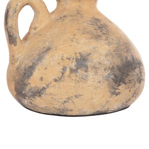 Decorative vase Vermo Hm4394 terracotta in beige matte Φ22x17cm.