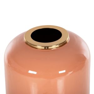 Декоративна ваза за под Raksasa Hm4230,02 метална цвят сьомга/бронз D30x90hcm