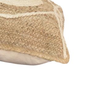 Decorative pillow Foliens 100% jute 45x45x2.5cm