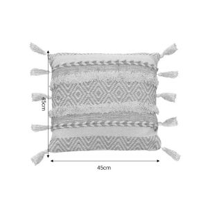 Decorative pillow Labrinth beige/ecru 45x45x2.5cm