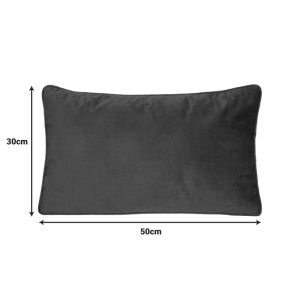 Decorative pillow Lubel in khaki color 30x50cm