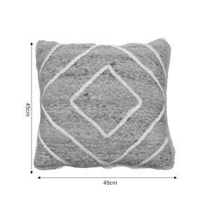 Decorative pillow Teddiens 100% jute 45x45x2.5cm