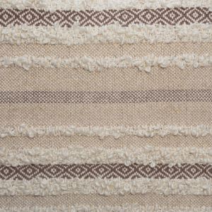 Polat decorative pillow with fringes in beige color 59x59cm