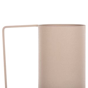 Декоративна метална ваза Flagon Hm4259,01 цвят екрю D34x54hcm