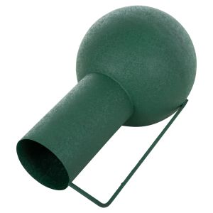 Декоративна метална ваза Flagon Hm4260,03 в зелен цвят D26x45hcm