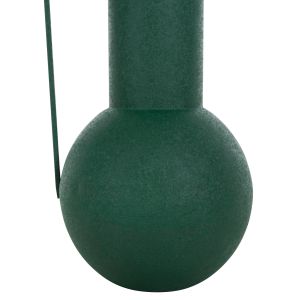 Декоративна метална ваза Flagon Hm4260,03 в зелен цвят D26x45hcm