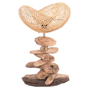 Decorative table lamp Ivar Naturally Hm4431 river/sea wood Driftwood and rattan 32x30x53hcm.