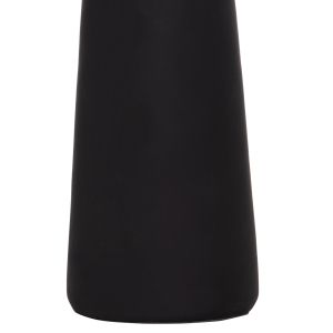 Decorative floor vase Nebula Hm4660.01l fiber cement made of black teak wood Φ45x172hcm.