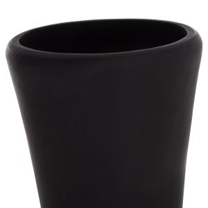 Decorative floor vase Nebula Hm4660.01m fiber cement black teak wood Φ45x148hcm.