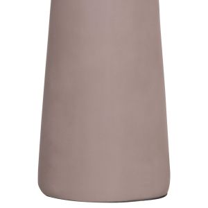 Decorative floor vase Nebula Hm4660.05l fiber cement in teak taupe color Φ45x172hcm.