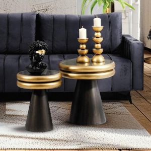 Decorative figure Fl729 male face color black gold 20x15x28cm