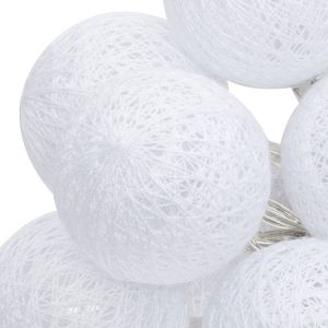 Decorative Led lamps Batoni made of PVC in white color D6x435cm