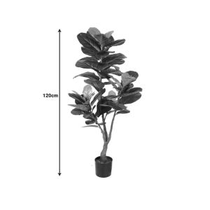 Декоративно дърво Fiddlehead в кашпа Inart H120cm