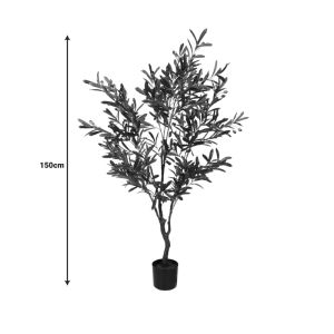 Декоративно дърво Olive Tree I в кашпа Inart H150cm