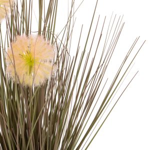 Декоративно изкуствено растение в саксия глухарче/трева D9,5x9-62hcm Hm4016