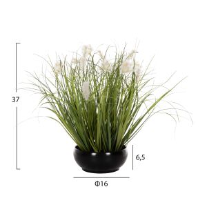 Декоративно изкуствено растение в саксия трева 37hcm Hm4027