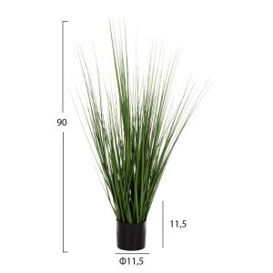 Декоративно изкуствено растение в саксия трева D11,5x11,5-90hcm Hm4013