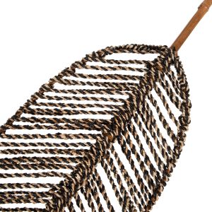 Decorative leaf Hm7823.02 made of bamboo and seagrass 30x200x3hcm