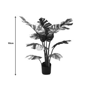 Декоративно растение Monstera I в кашпа Inart H90cm