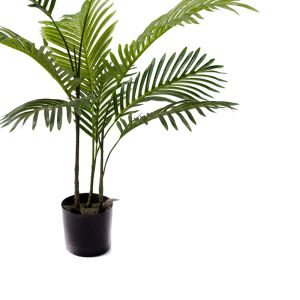 Декоративно растение в кашпа Areca Inart H80cm