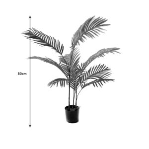Декоративно растение в кашпа Areca Inart H80cm