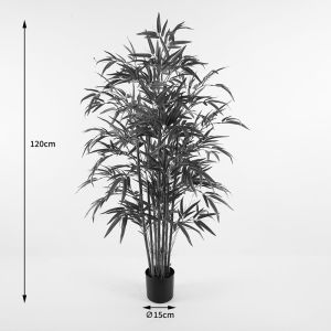 Декоративно растение в саксия Rhapis Palm зелено D60x120см