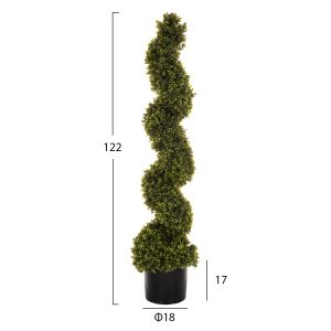 Декоративно растителние в саксия обща кутия (буксус) D18x17-122cm Hm4022